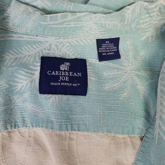 Caribbean Joe Men's Button Down Shirt Hawaiian XL - Picture 8 of 8